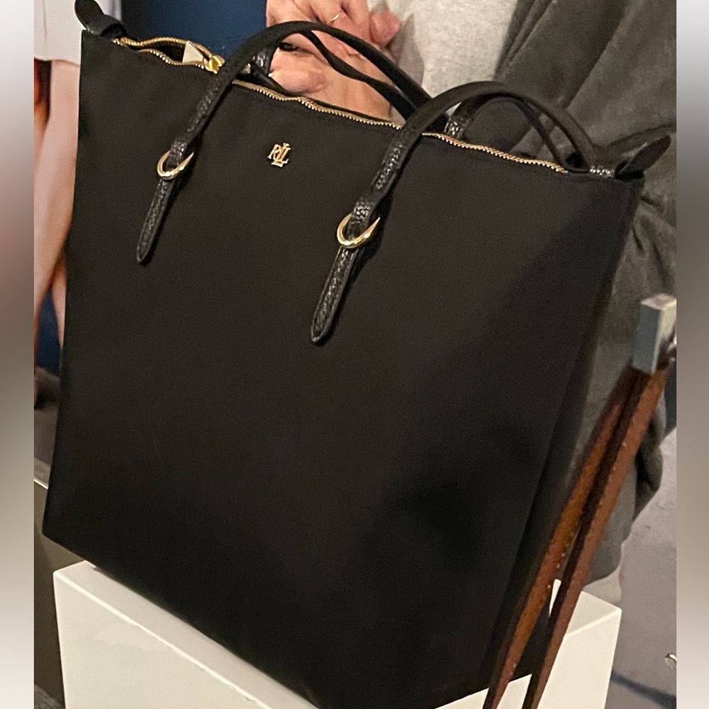 Ralph Lauren Medium Nylon Keaton Tote